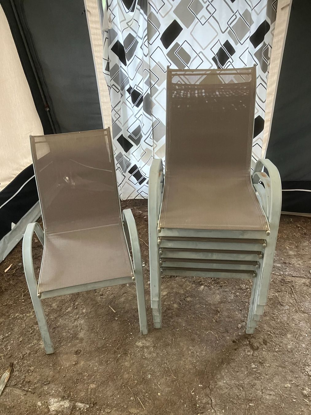 Chaises: 6 stühle Garten Campingstühle – D'occasion à St. Moritz par rob_9wkp