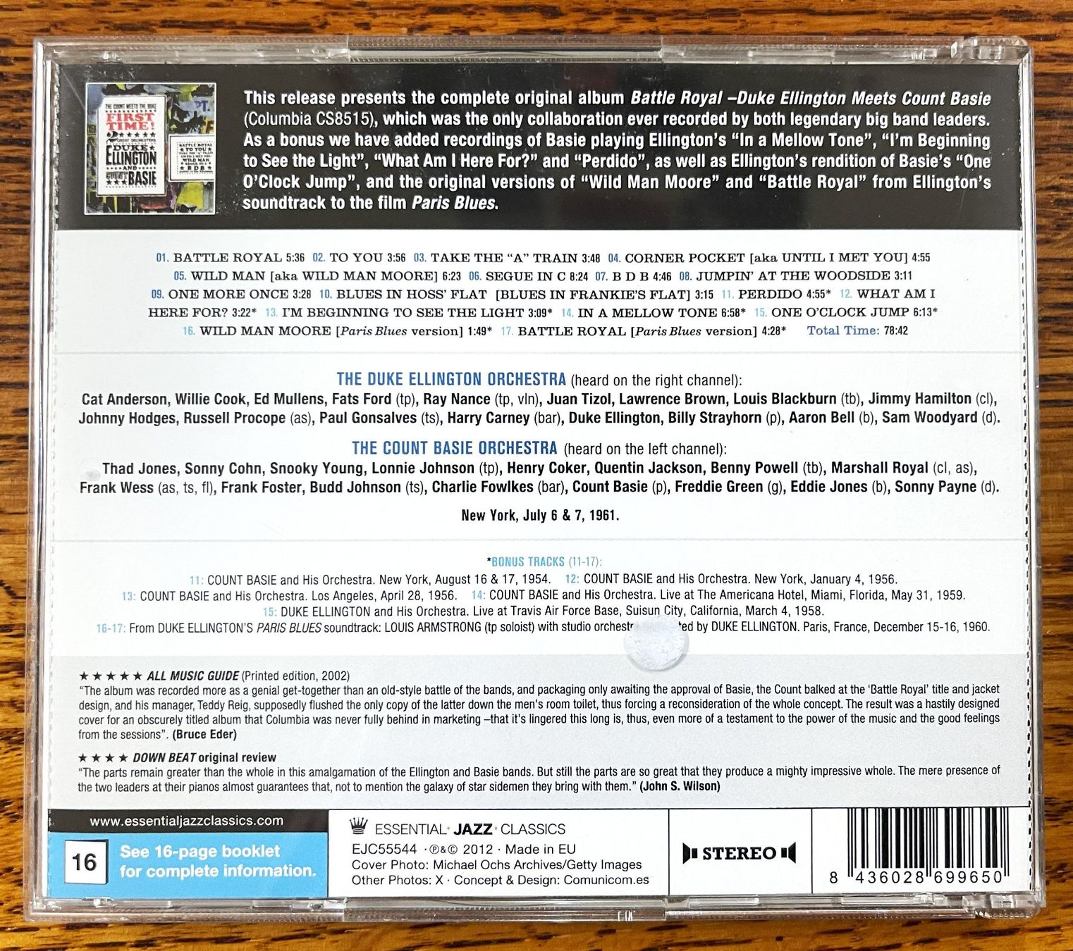 CDs: Battle Royal: Duke Elington meets Count Basie CD – Gebraucht aus Oftringen von Vucki 1