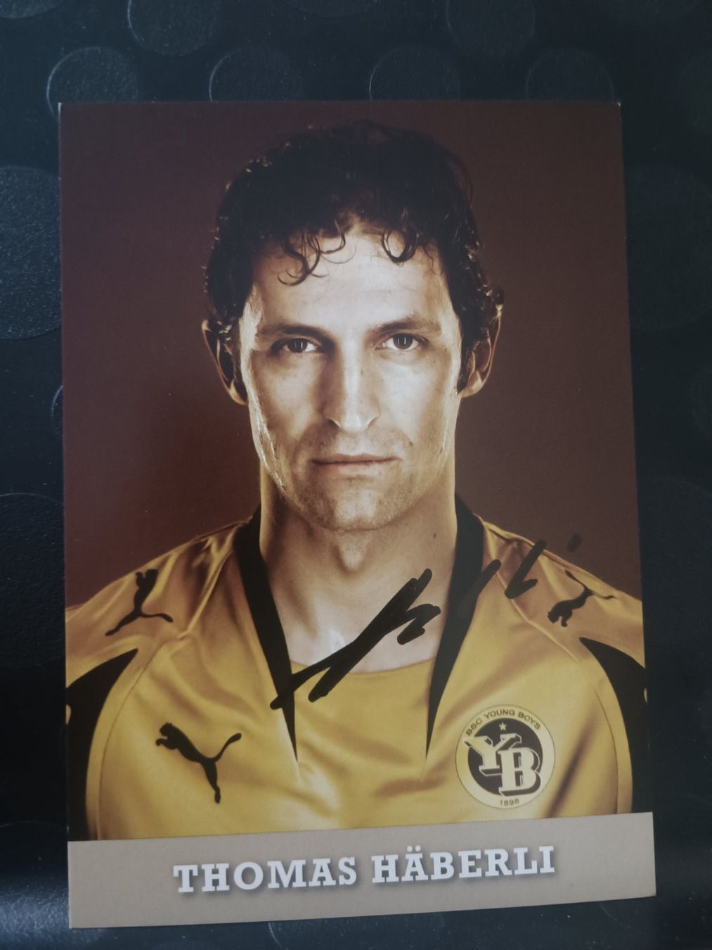 Autogramme: Thomas Häberli - YB Bern - handsignierte Karte – Gebraucht aus Menziken von Artographs