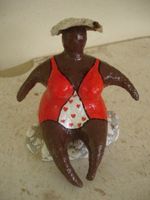 Papiermache Skulptur Nr. 14 -Handarbeit-