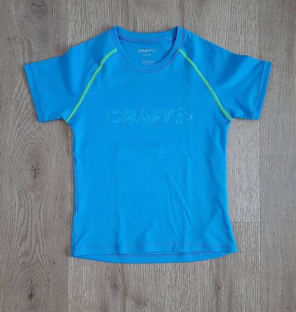 schönes Sport T-Shirt blau Gr. 110/116 von CRAFT