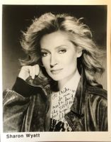 Sharon Wyatt 1953- Dallas Autogramm signiert Foto 20x25cm