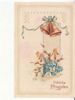 Motivkarte Pfingsten ca. 1910 Reliefkarte