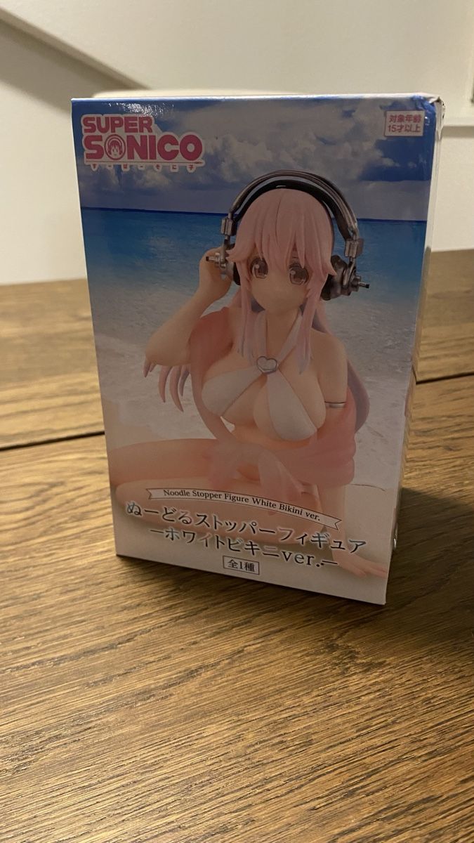 Statuette: Super Sonico Noodle Stopper Figur, Bikini Version, Neu! OVP – Nuovo e nell'imballaggio originale da Hochwald venduto da _biene_ 6