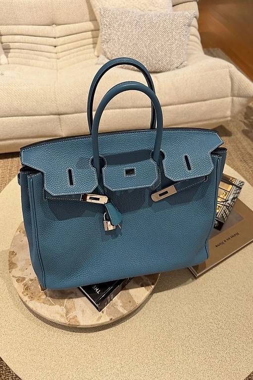 Hermès Sacs: HERMES BIRKIN 35 BLUE JEAN – D'occasion à Schwyz par bofb 4