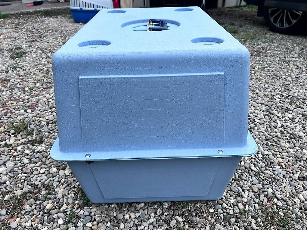 Gabbie, trasporto & Sicurezza: Stabile Hundeboxe mit festem Gitter – Usato da Rheinsulz venduto da Perola 2