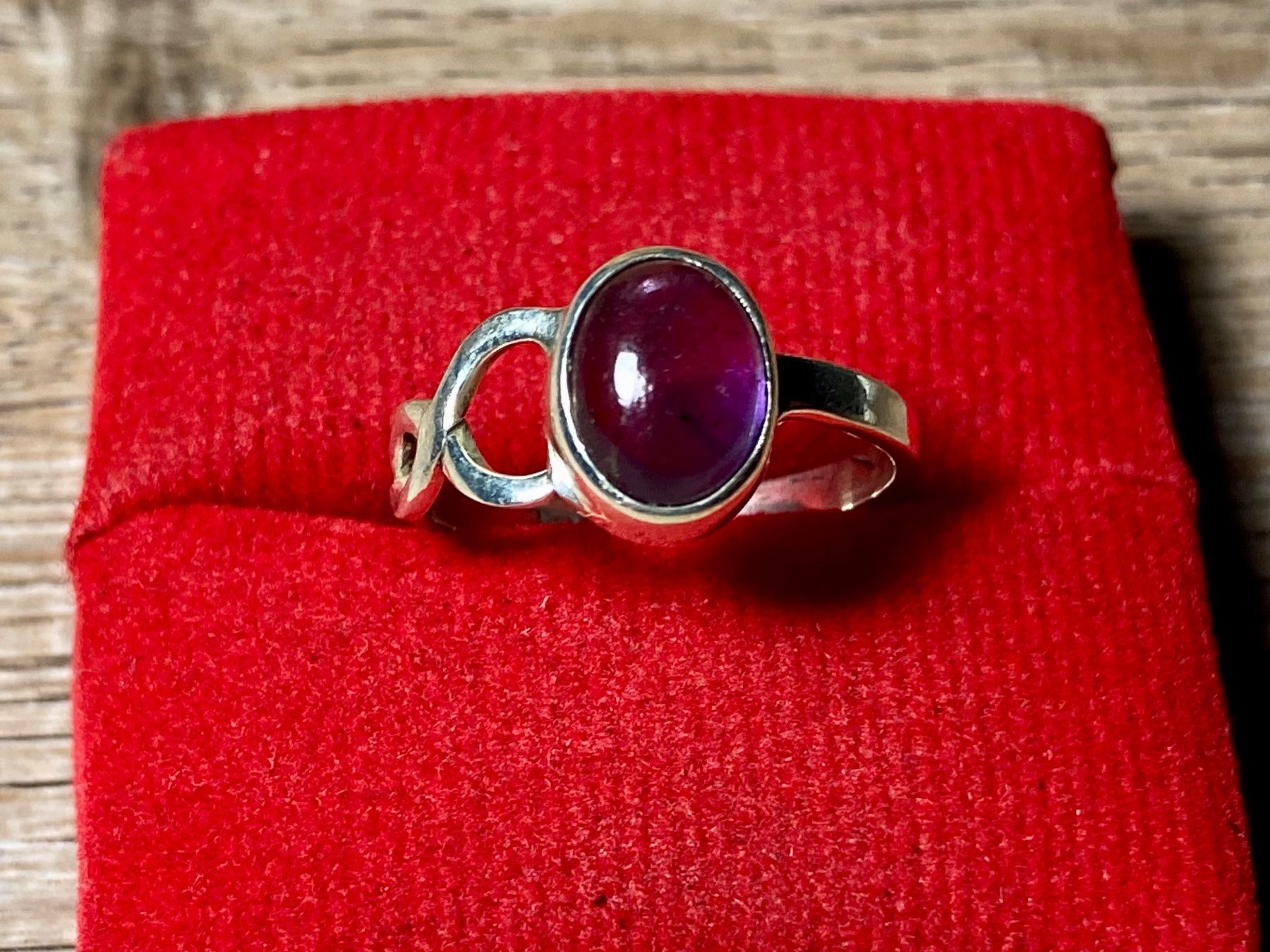 Anelli: kunstvoller Silberring - natürlicher Amethyst – Nuovo e nell'imballaggio originale da Laax venduto da Kiki_Kingdom3 1