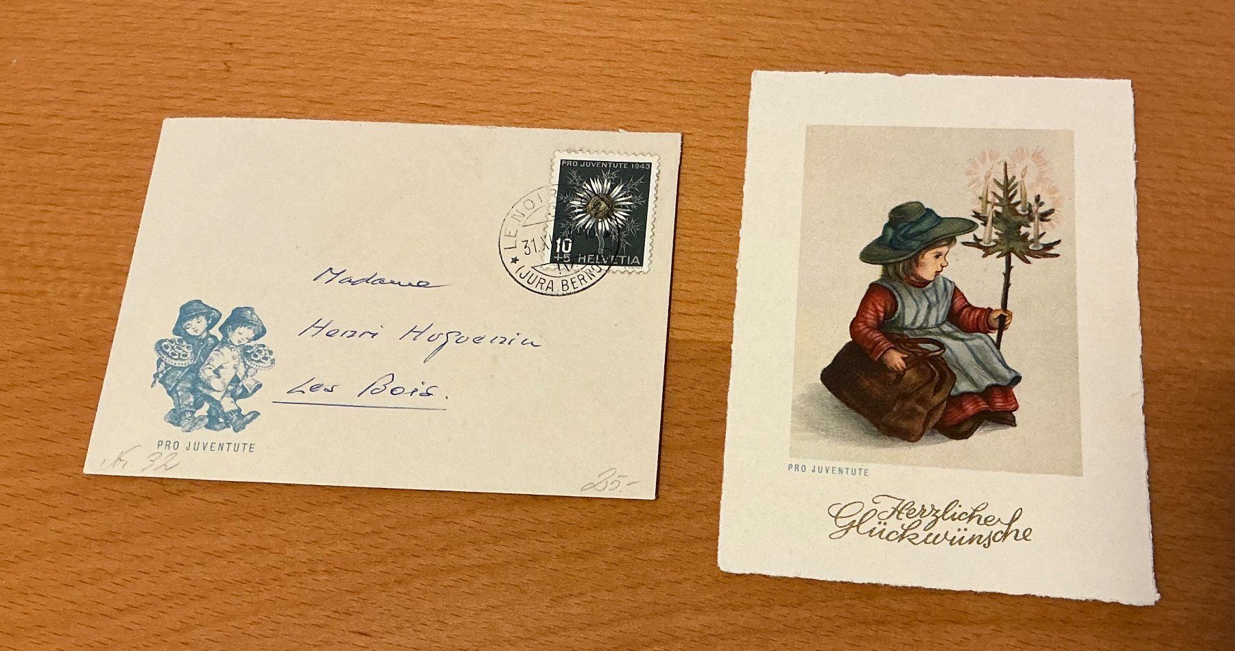 Tous les timbres: 1 Pro Juventute BRIEFLI – Neuf (Voir description) à Koblenz par Markenhimmel