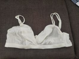 Damen BH aus Seide Offwhite Grösse 75 B
