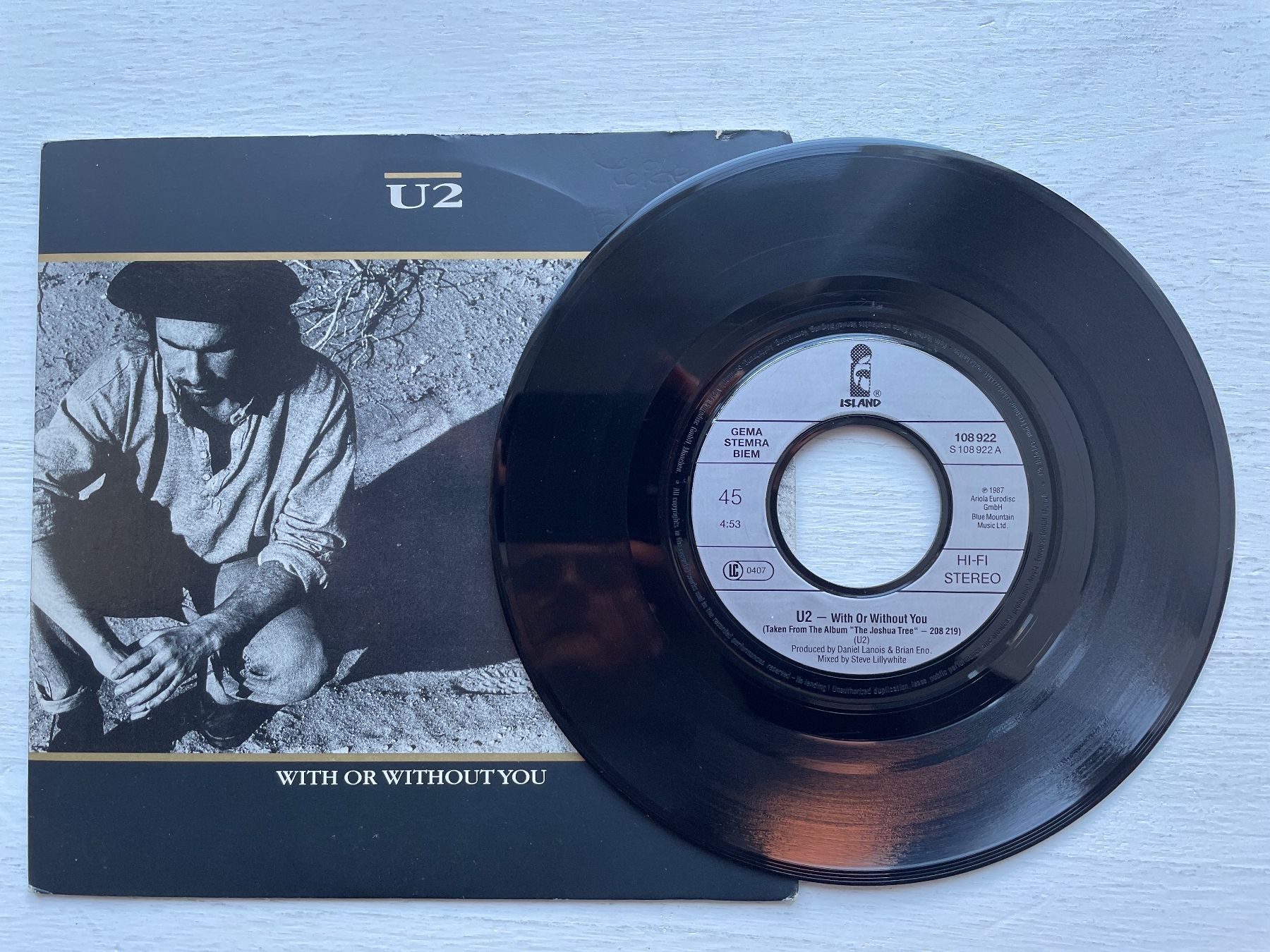 Vinyles: U2 - With Or Without You - 7" Single, 1987 – D'occasion à Zürich par Andy_t71 2