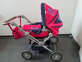 Toller Kombi-Puppenwagen für kleine Puppenmamis