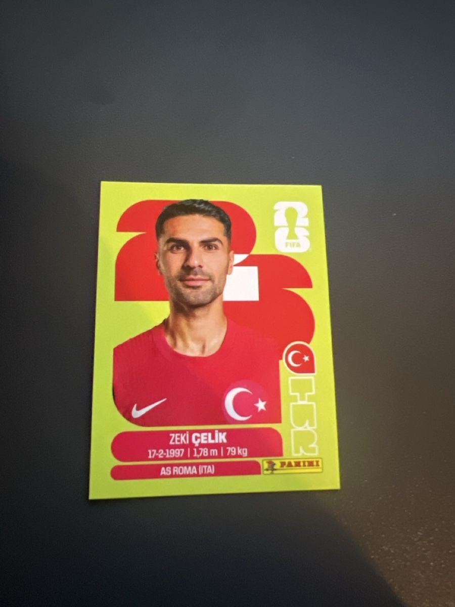 Panini Carte collezionabili: Zeki Çelik TUR 4 Panini WM 2026 – Nuovo (secondo la descrizione) da Möhlin venduto da fl433