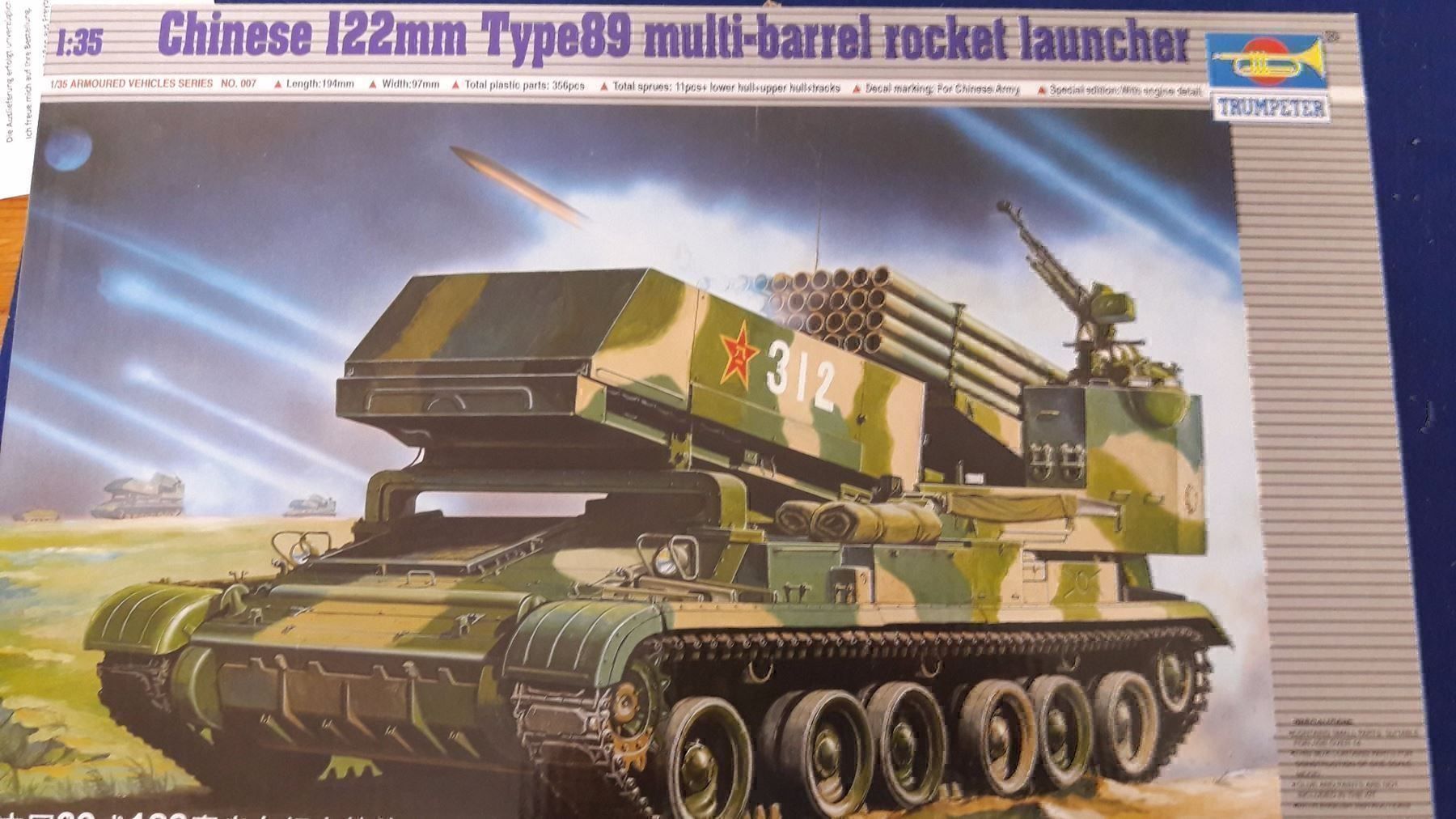 Kit di modellismo & Modellini statici: 89 Multi-barrel Rocket Launcher – Nuovo e nell'imballaggio originale da Wettingen venduto da Mmarb