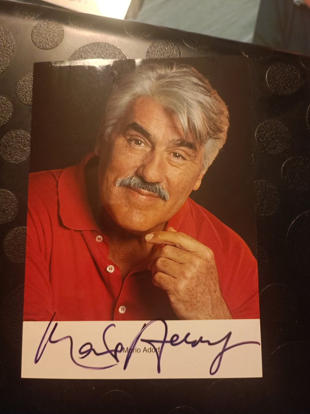 Autografi: Mario Adorf - handsigniert – Usato da Menziken venduto da Artographs