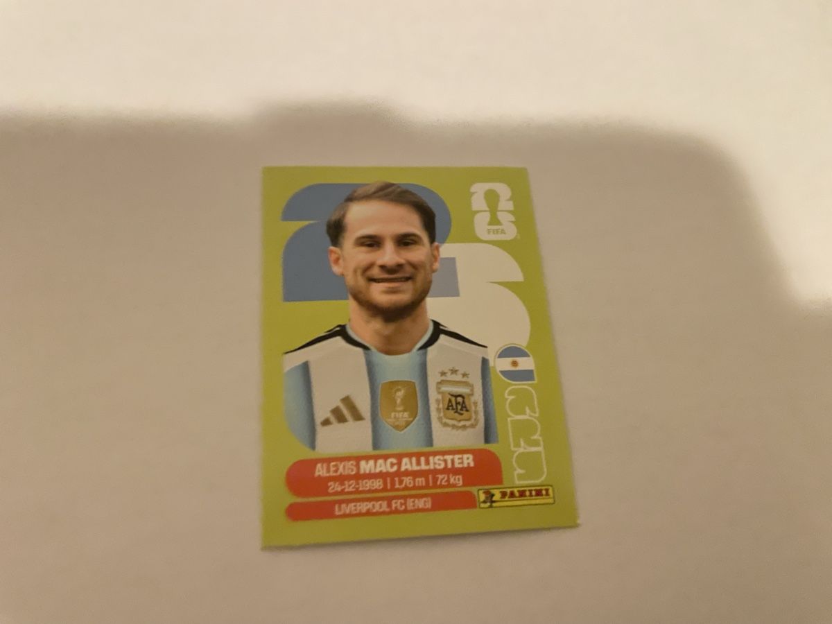 Panini Carte collezionabili: FIFA Wm 2026 Alexis Marc Allister ARG 9 – Nuovo (secondo la descrizione) da Winterthur venduto da Cobraforce