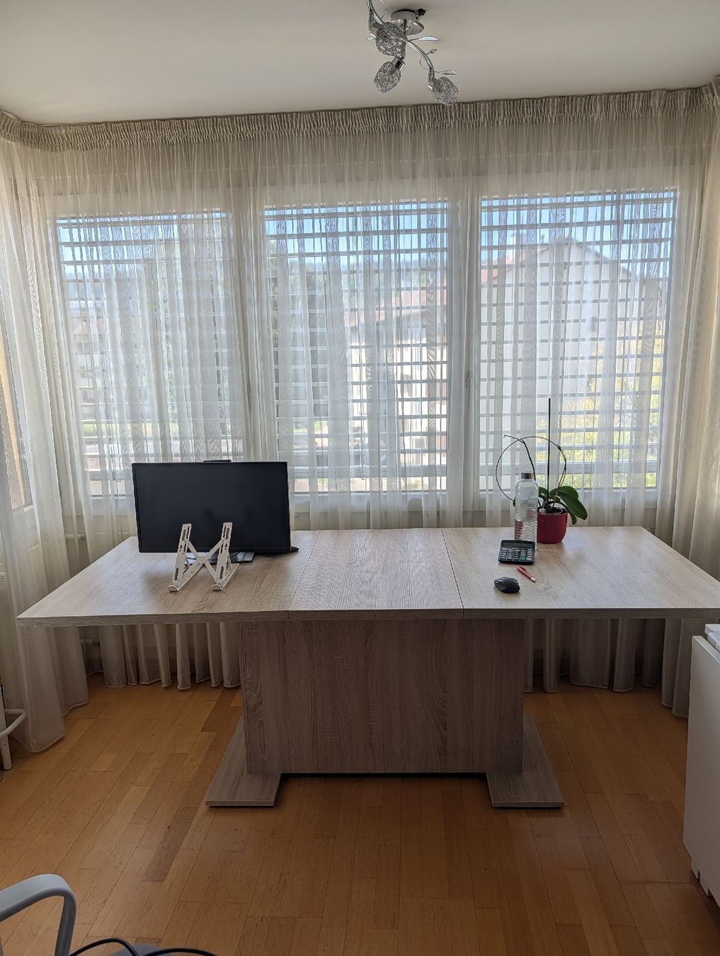 Conforama Tavoli: extendable desk / table / tisch /160x90  – Usato da Zürich venduto da ioa_bsc6 5