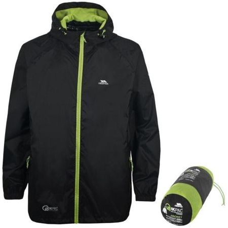 Trespass Unisex Qikpac Jacke Kompakt - schwarz (Grösse: M)