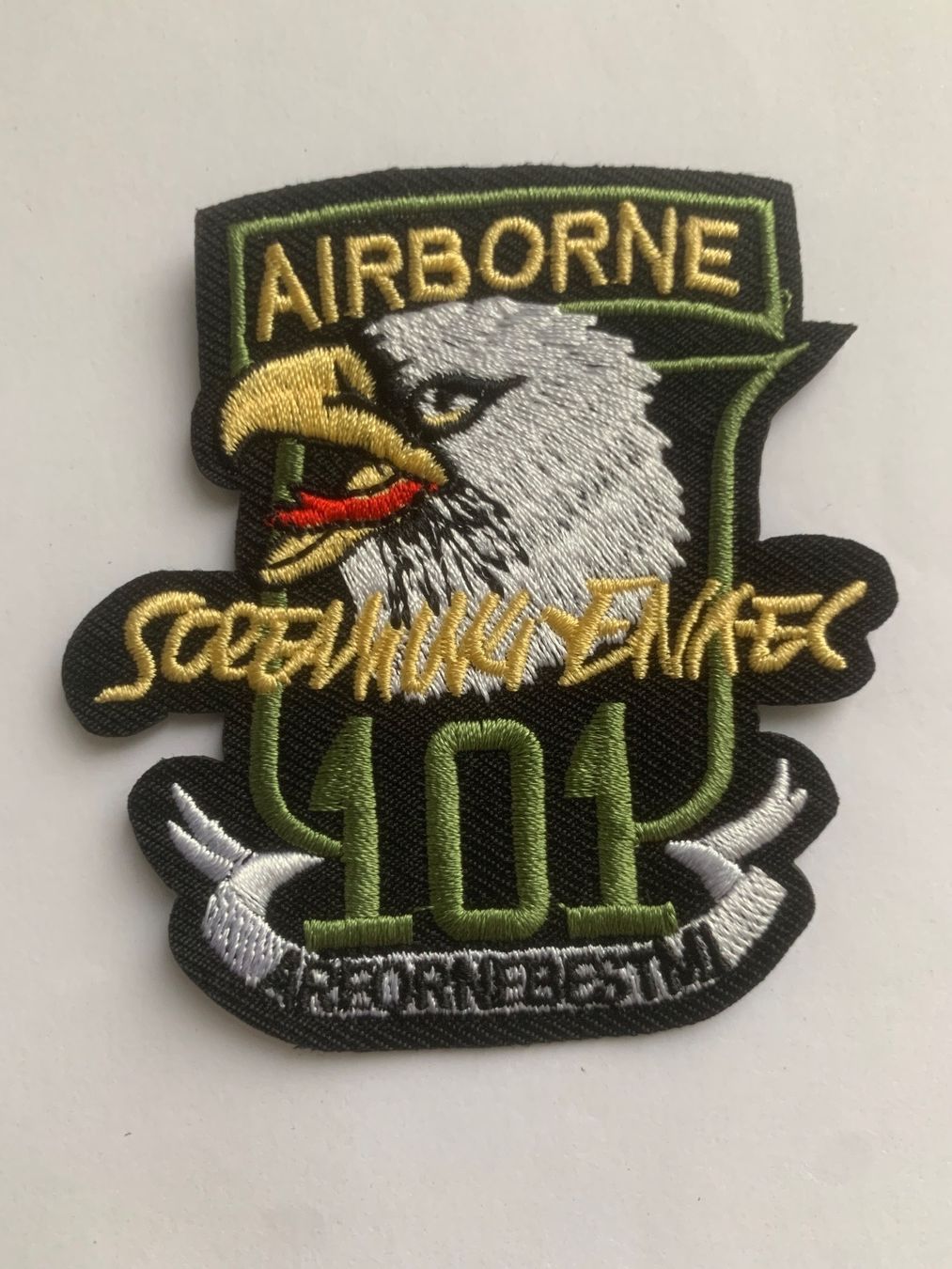 Patches: Airborne 101 Army Patch Badge, Bügelbild – Neu und originalverpackt aus Ostermundigen von Mcone