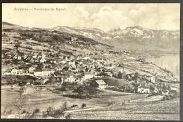 AK: Chexbres - Panorama du Signal, VD 1918