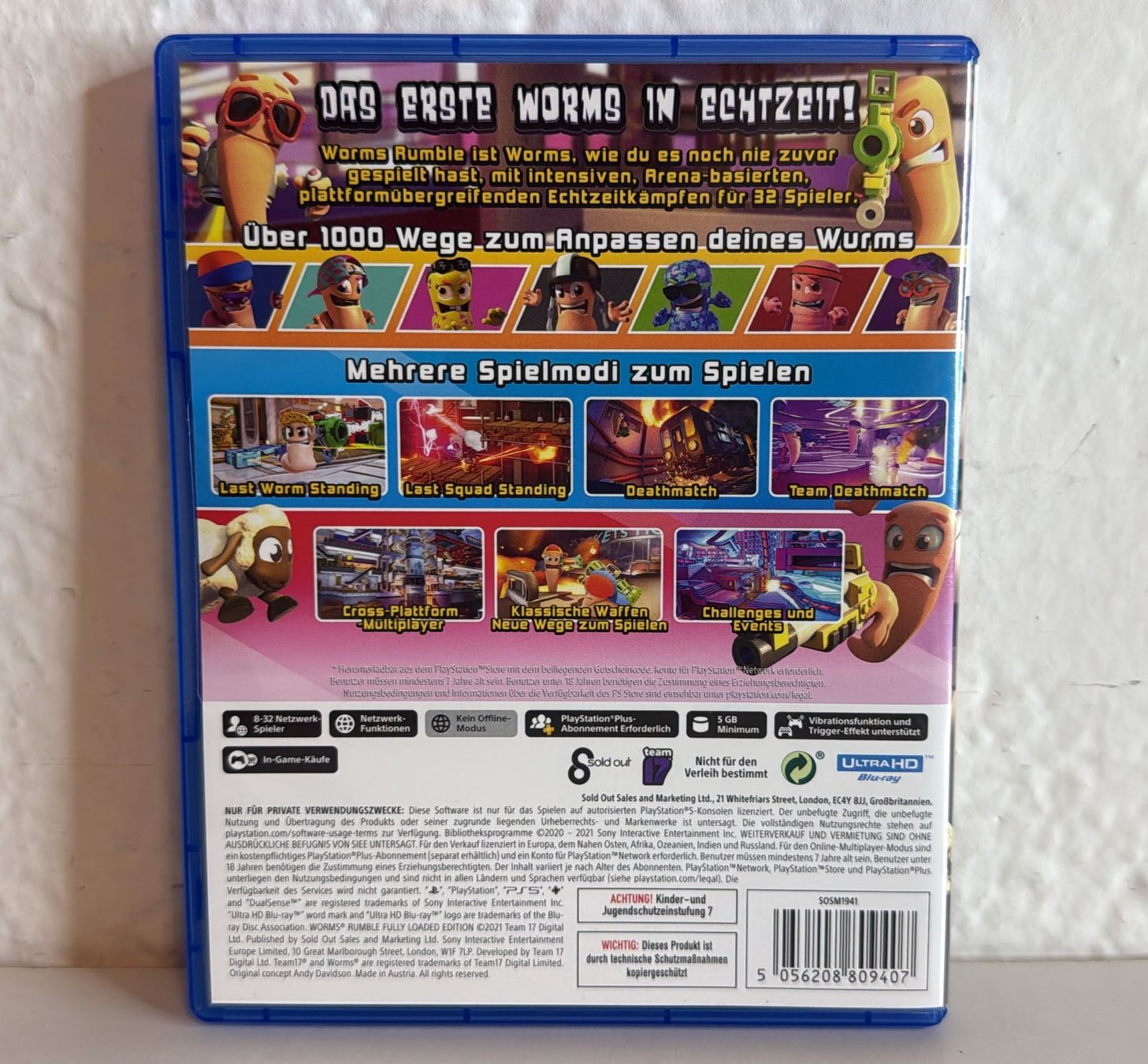 Spiele: PS5 Spiel Worms Rumble Fully Loaded Edition USK 12 – Gebraucht aus Ehrendingen von lax21 1