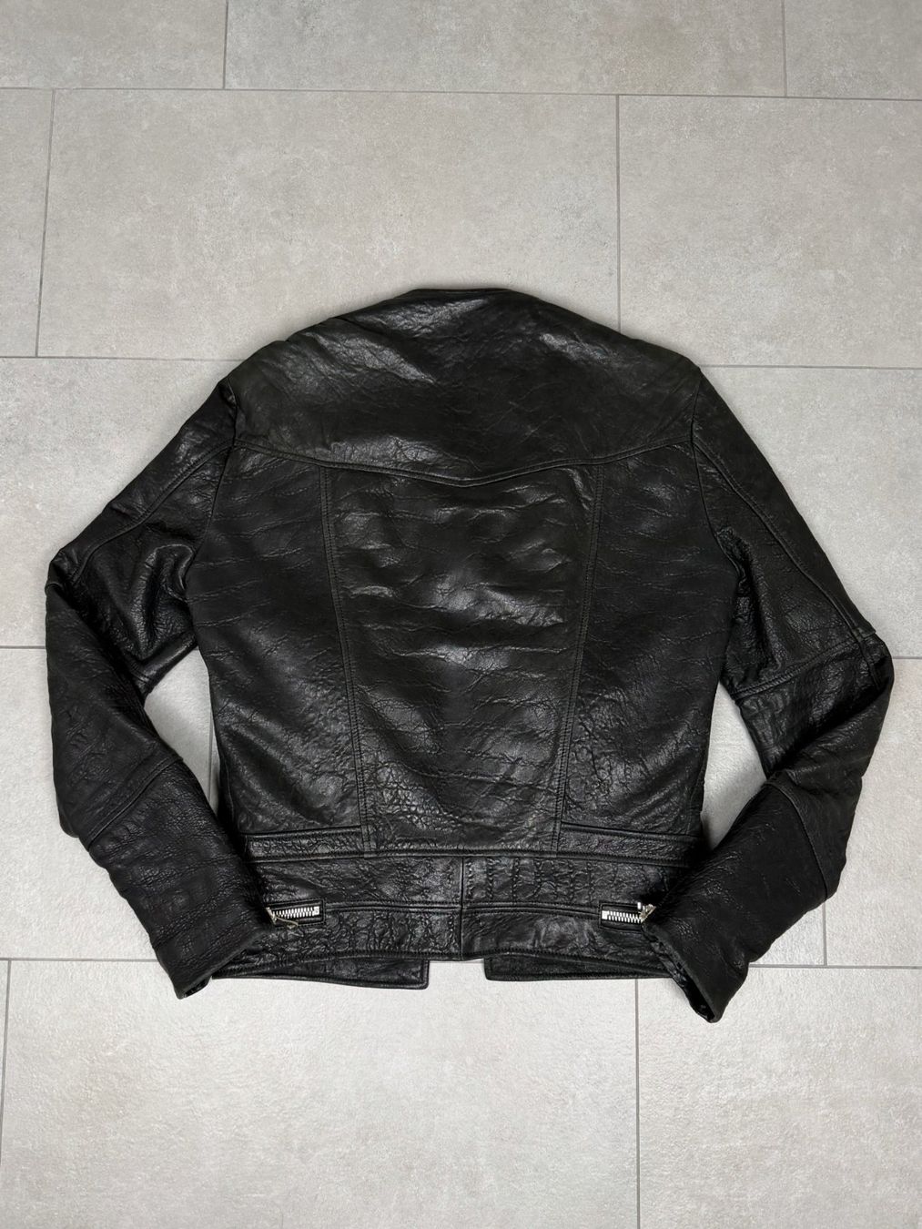 Balmain Jacken: Balmain FW18 Double-Zip Quilted Lambskin Biker Jacket – Gebraucht aus Biel/Bienne von sami0788480082 2