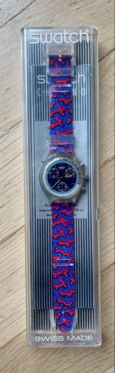 Swatch Orologi: Swatch Chrono SCK100 Wild Card – Nuovo e nell'imballaggio originale da Zürich venduto da Fieber