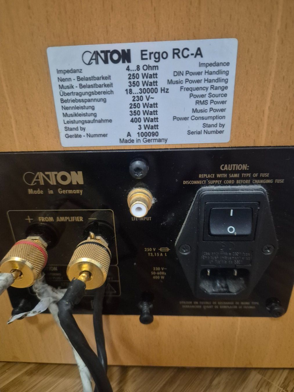 Canton Casse acustiche: Canton Ergo RC-A – Difettoso da St.Gallen venduto da ema_s9g8 1
