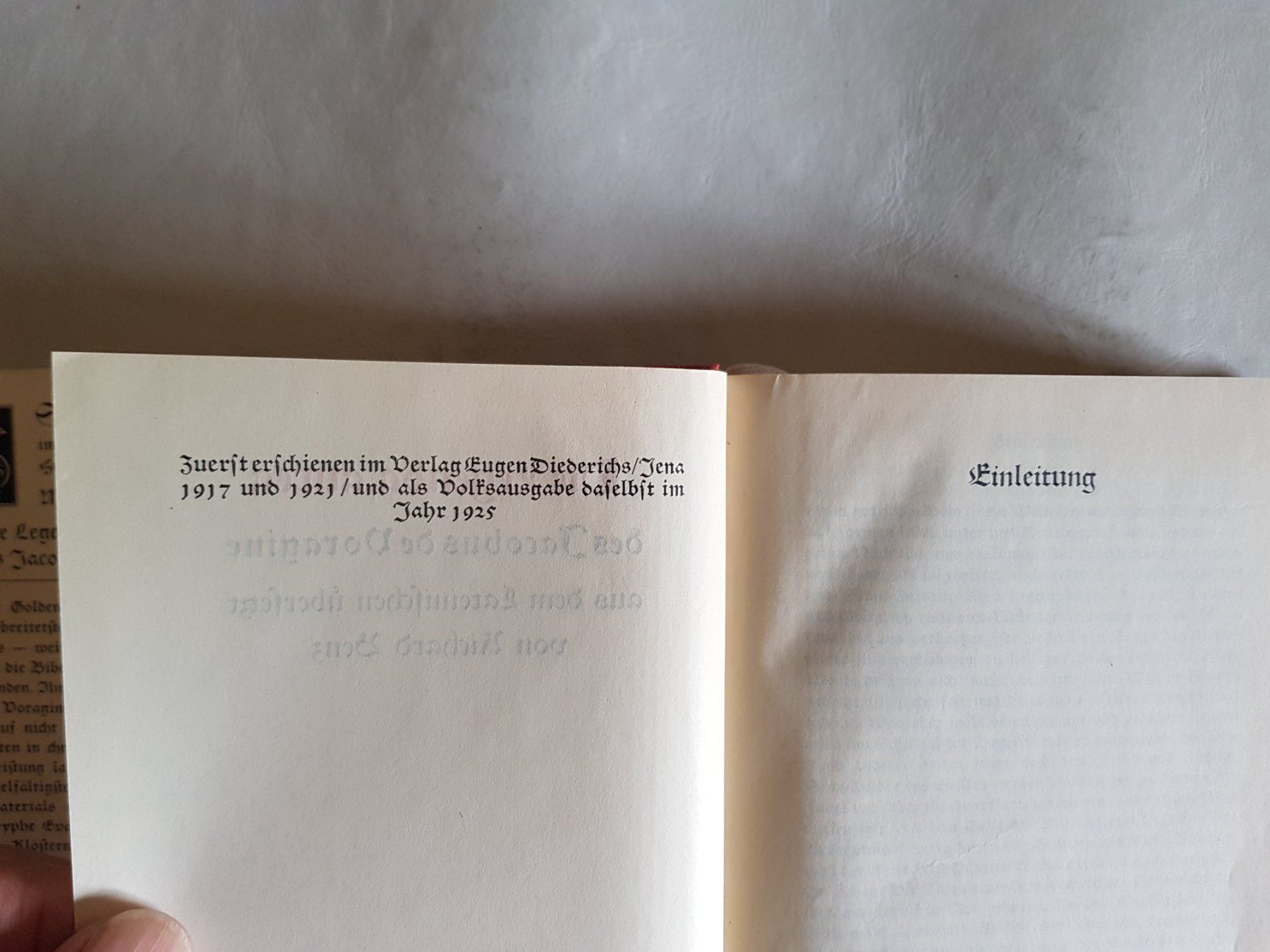 Libri: Die Legenda Aurea des Jacobus de Voragine - 1925 – Usato da Walterswil BE venduto da Lonitti 3