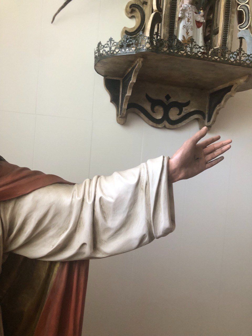 Sculture & Statue: Antike Jesus Holzstatue ca 1890 – Usato da Speicher venduto da Ramtha1 4
