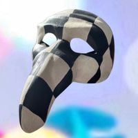 Venezianische Maske Larve Grind, gratis Versand