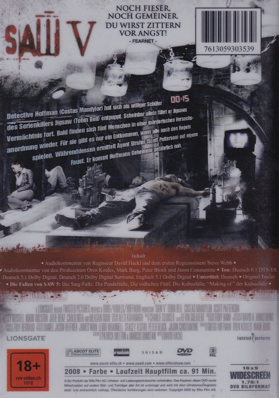 Tutti i DVDs: DVD ab Fr. 1.--, SAW V – Usato da Lausen venduto da Mondeo10628 1