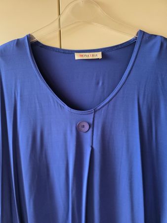 Mona Lisa edle Viskose Slinky Bluse Gr. 52 54