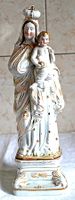 Muttergottes mit Jesuskind Porzellan antik
