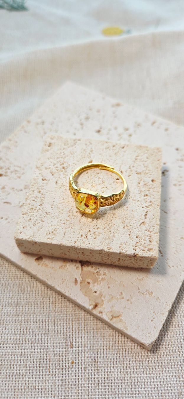 Anelli: NEW - S925 Citrine Ring (Adjustable) – Nuovo (secondo la descrizione) da Zürich venduto da cin_wcf6 3