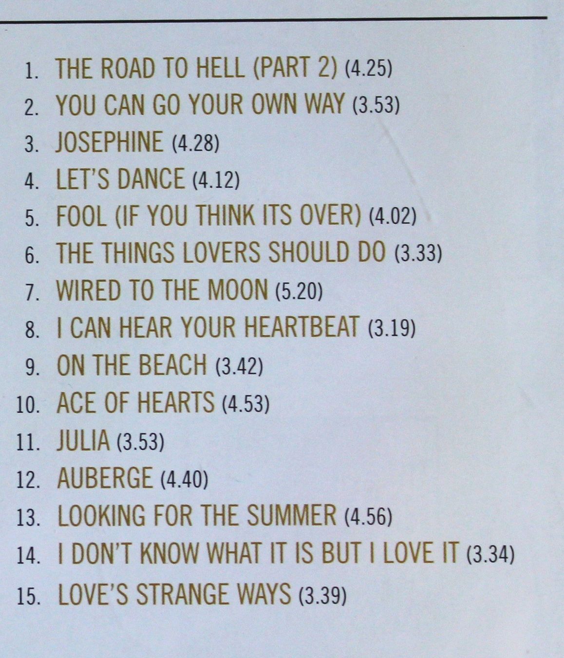 CD: Chris Rea / The platinum collection – Usato da Worblaufen venduto da Cookie23 2