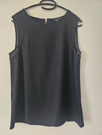 La Redoute - elegantes schwarzes ärmelloses Top, Grösse 40