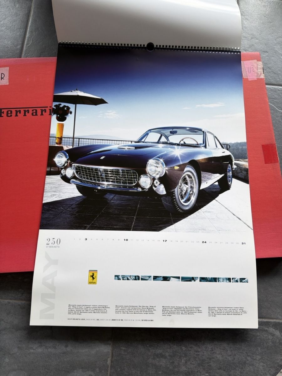 Ferrari Calendari: Original Ferrari Kalender 2009 – Usato da Wolfwil venduto da Rolex1 5