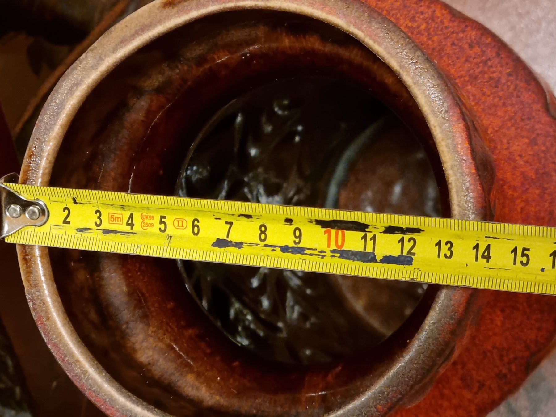 Vasi & Recipienti: Grosse Scheurich Fat Lava Bodenvase 70er – Usato da Scharnachtal venduto da devin03 5