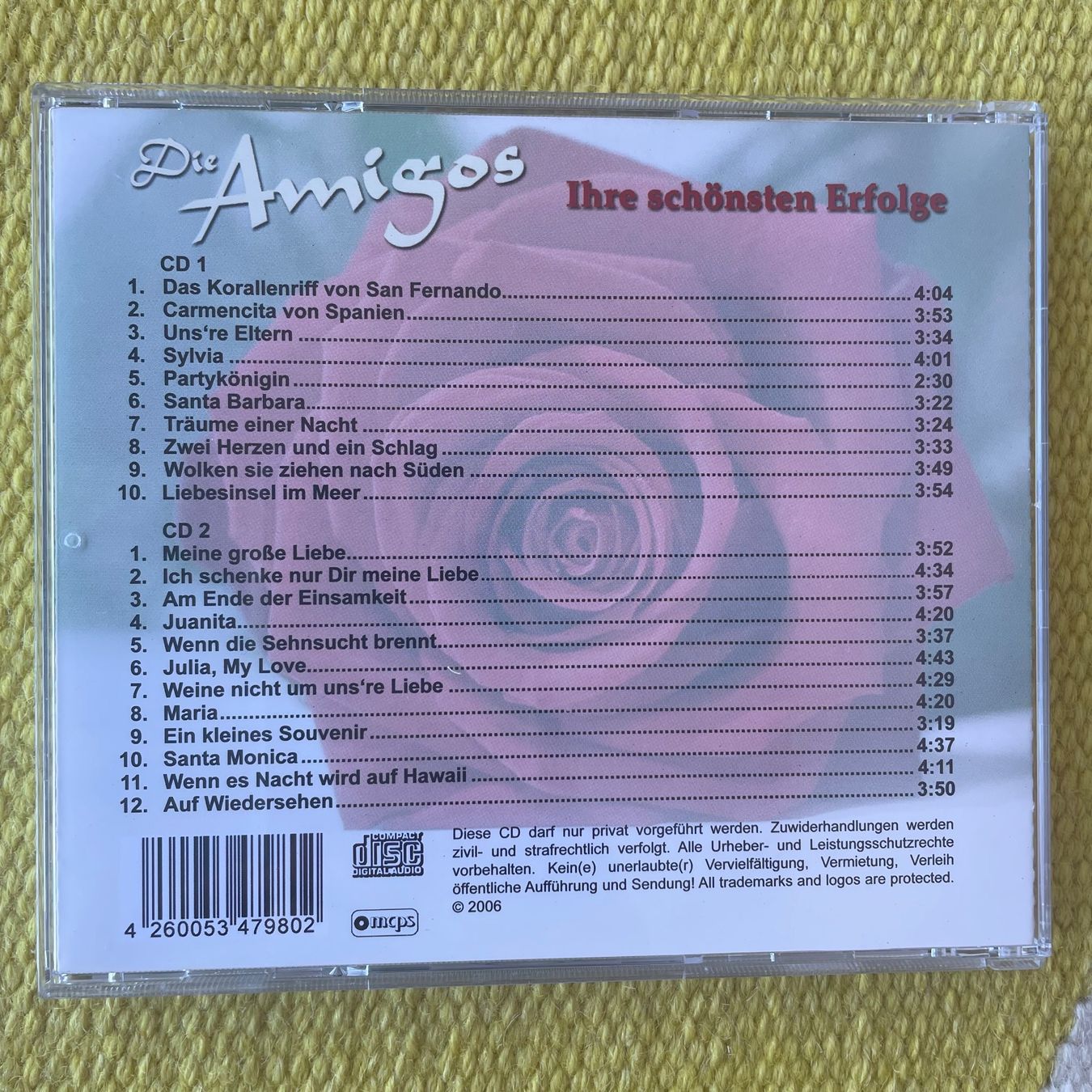 CD: AMIGOS-2CD IHRE SCHÖNSTEN ERFOLGE – Usato da Rorschacherberg venduto da CD-Roli 1