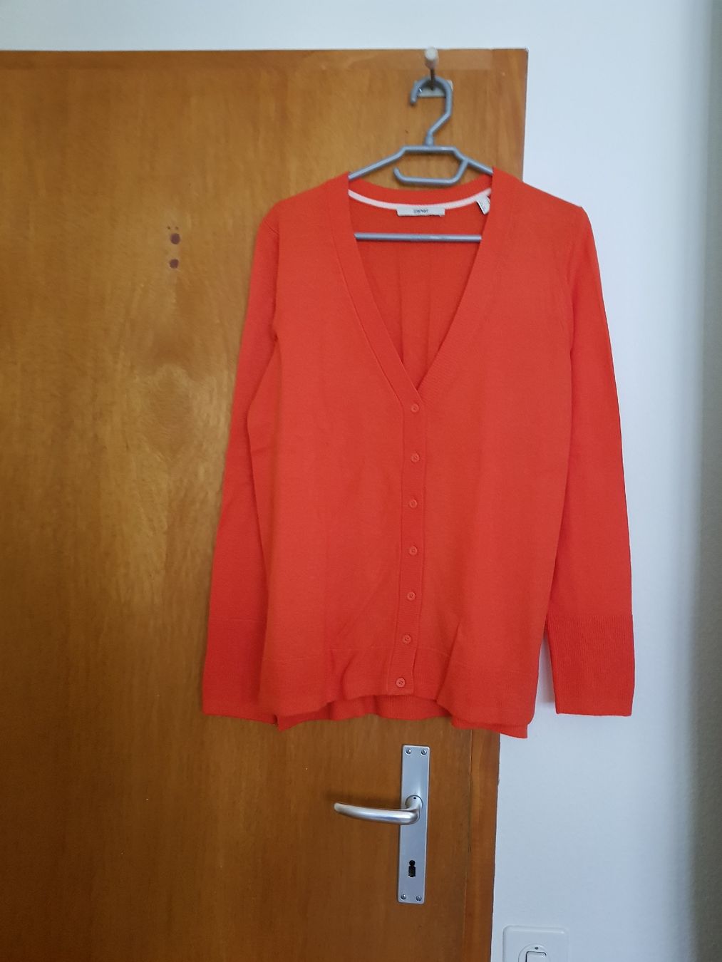 Esprit Gilet & Giacche senza maniche: Cardigan Esprit orange vif, taille neuf – Nuovo (secondo la descrizione) da Veyrier venduto da sosozizou