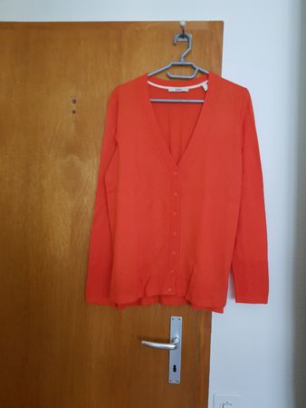 Cardigan Esprit orange vif, taille neuf