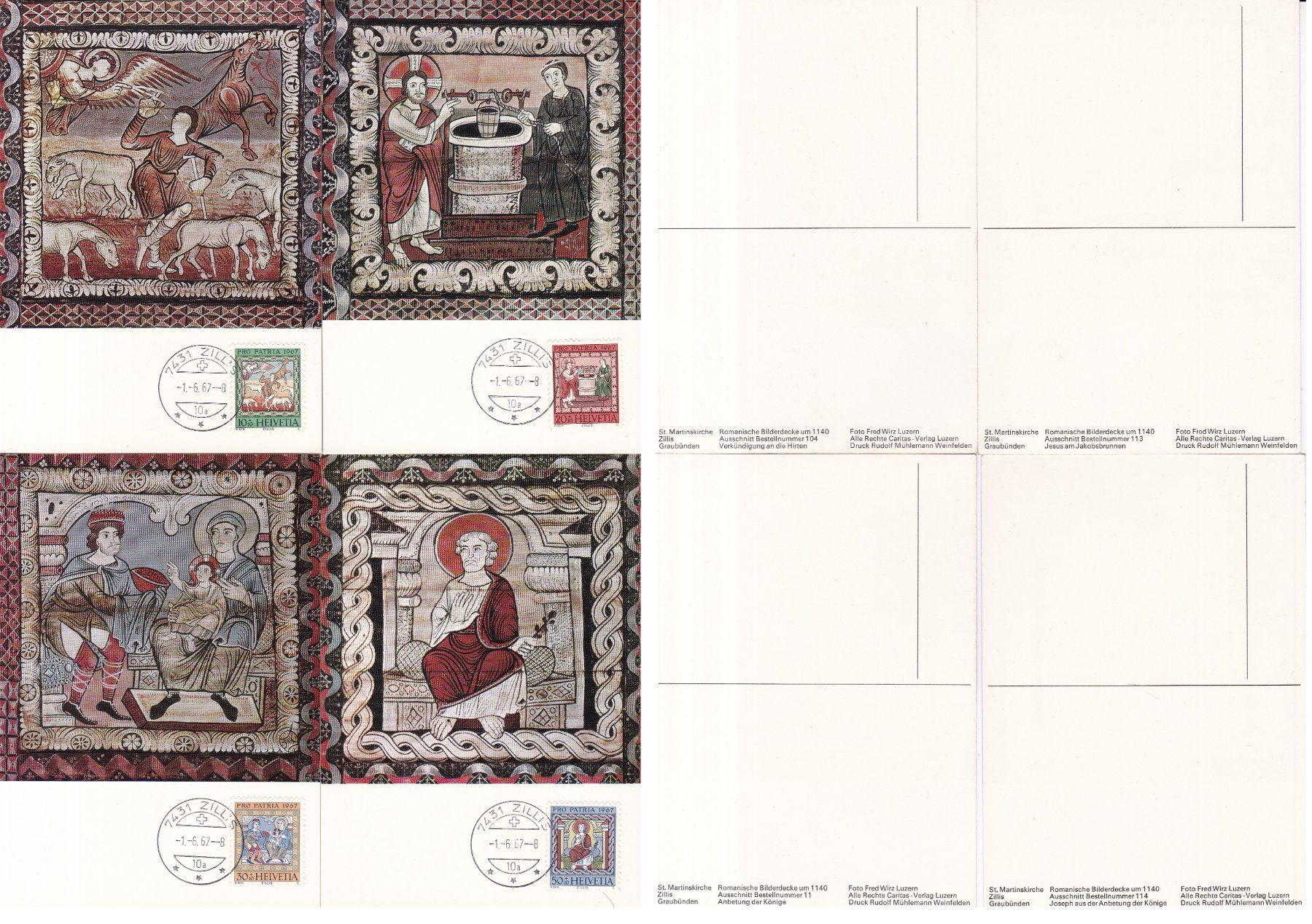 Tous les timbres: 40 Stk. CH Maximumkarten ab 1965 – D'occasion à Münchwilen AG par Nesar 1
