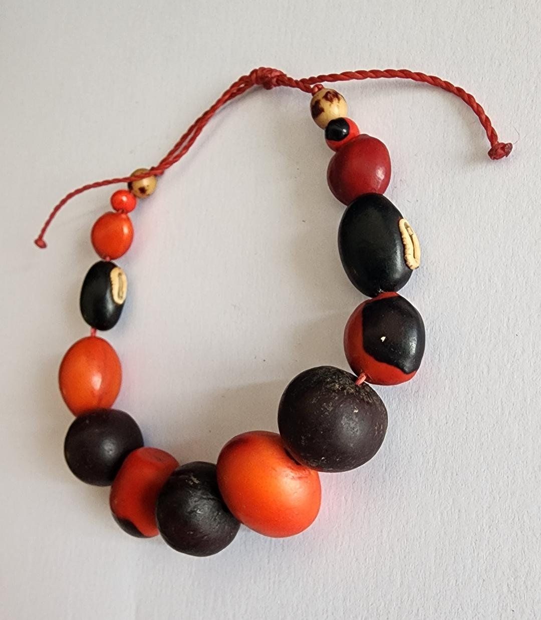 Armbänder & -reifen: 7 Charka Armkette mit Huayruro Glücksbringer Sammen – Neu (gemäss Beschreibung) aus Lima- Peru von Alpaka-Haus 3