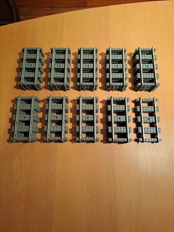 48 gerade Lego 9Volt Eisenbahn Schienen Kaufen auf Ricardo
