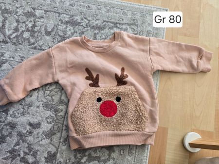 Weihnachtspullover Gr 80