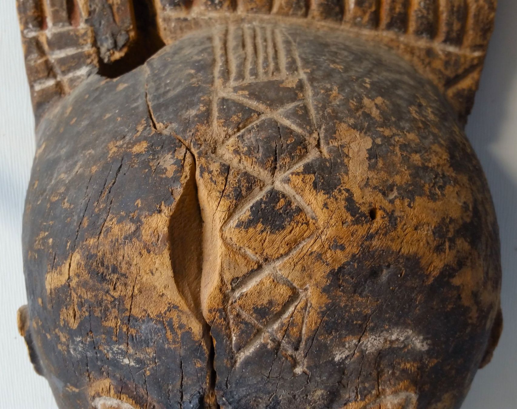 Internationale Kunst: Afrika: Mblo Portrait Maske, Holz 39cm hoch, 1930-70er-Jahre – Gebraucht aus Oberriet SG von Krishna111 3