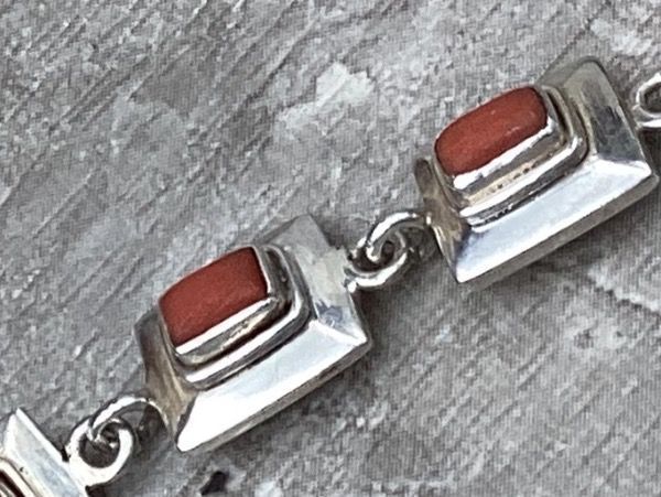Bracciali & Braccialetti: Bracelet en argent et corail – Usato da Agiez venduto da Beve15 3