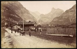 Fotografie Kandersteg, Partie im Ort mit