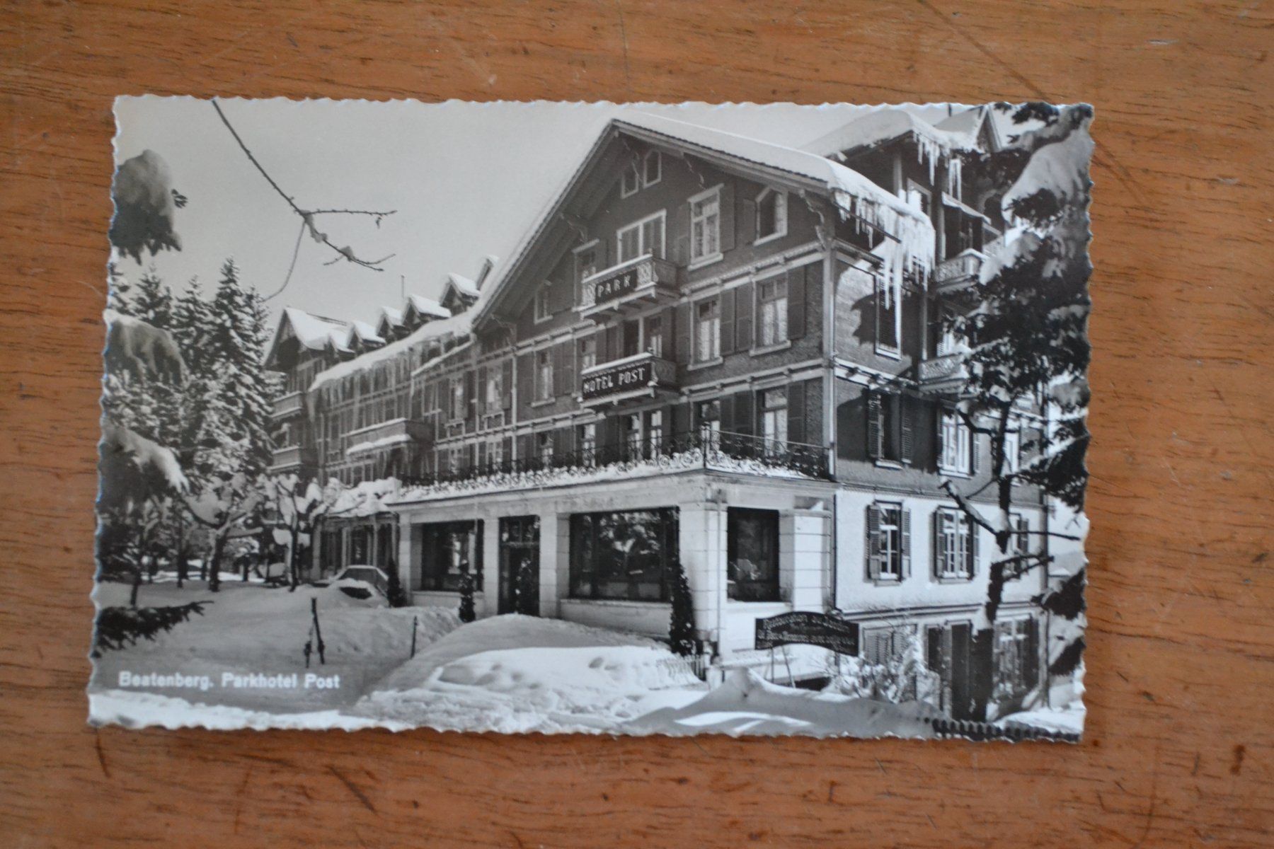 Ansichtskarten: AK Beatenberg Parkhotel Post BE – Gebraucht aus Beinwil am See von kajak55