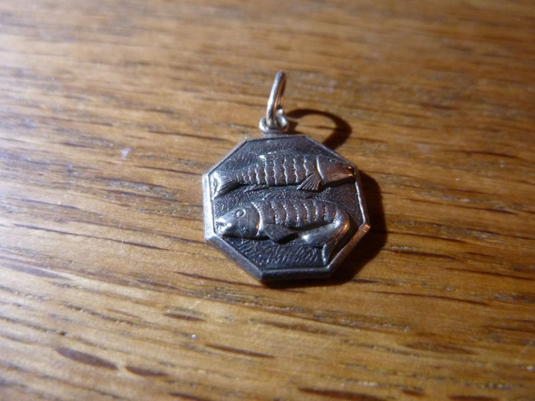 Anhänger: Sternzeichen Fisch Anh. 800Silber 13.5mm – Gebraucht aus Hochfelden von swissice 2